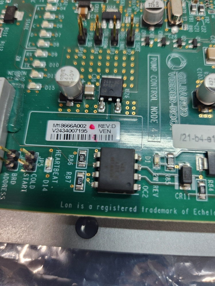 Gilbarco M16785A915 PCN Pump Control Node 4+ on Bracket Assembly