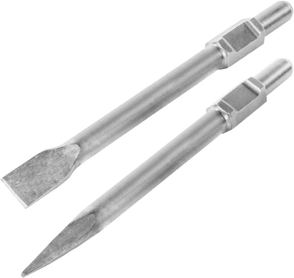 Xtremepowerus 2200W Demolition Jack Hammer Flat Chisel Bull Point Chisel Bits De