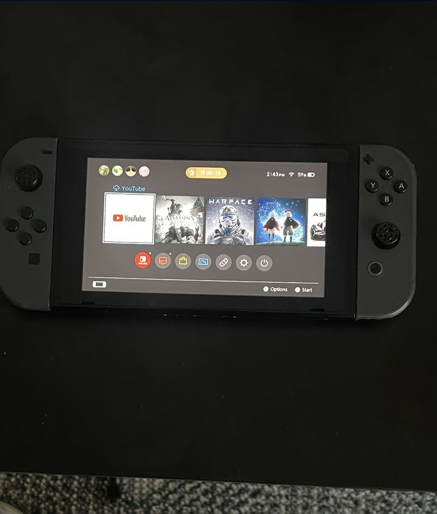 Nintendo Switch Console Bundle with Dock, SanDisk 128GB microSD Card, AC Adapter