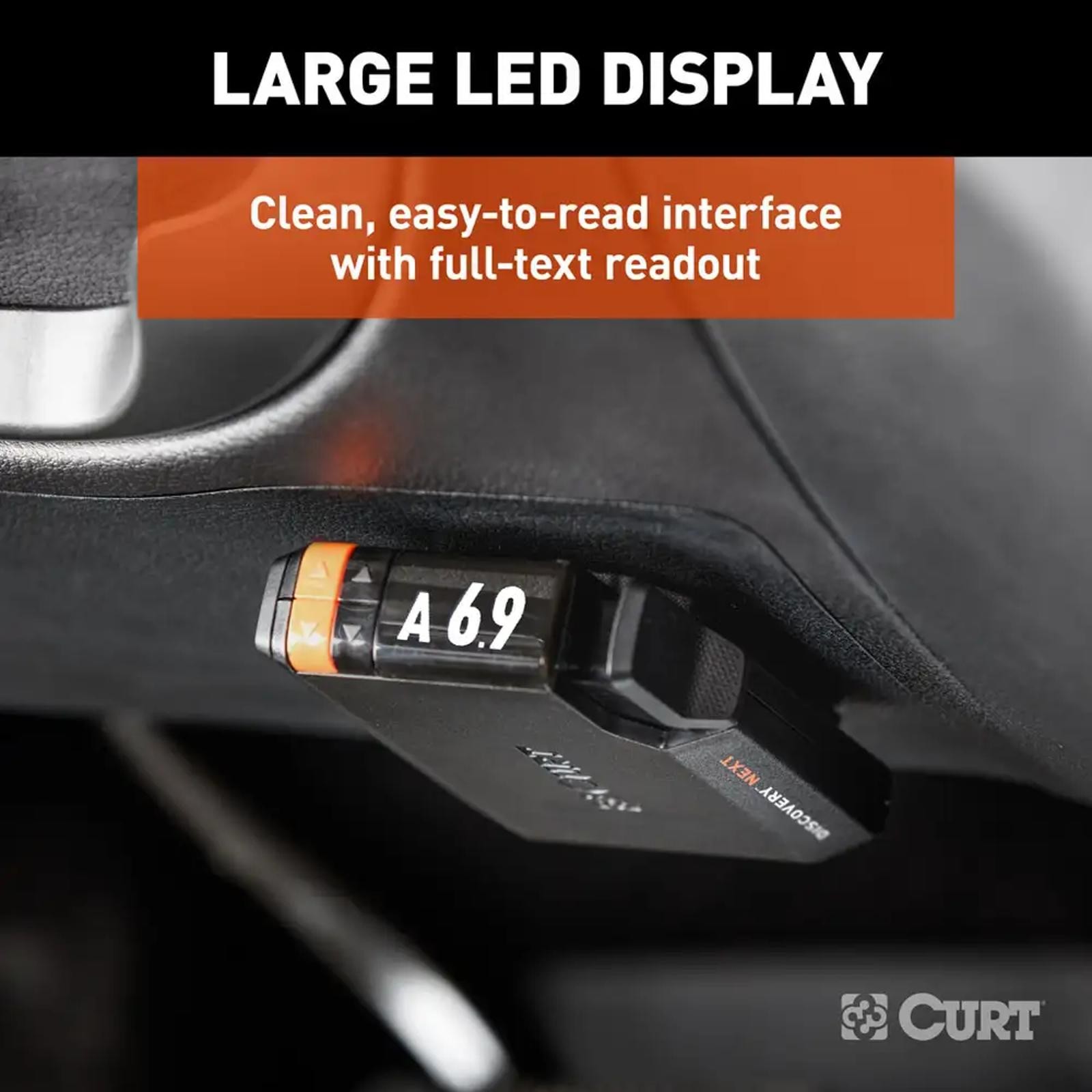 CURT Discovery Next Electric Time-Delay Trailer Brake Controller 51126