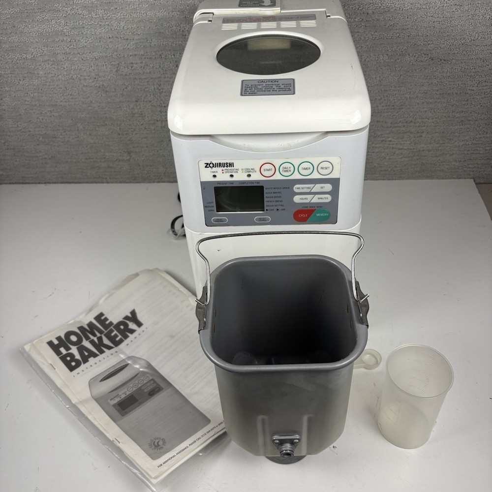 Zojirushi Bread Maker BBCC-S15A Automatic Home Bakery Machine Tested Works