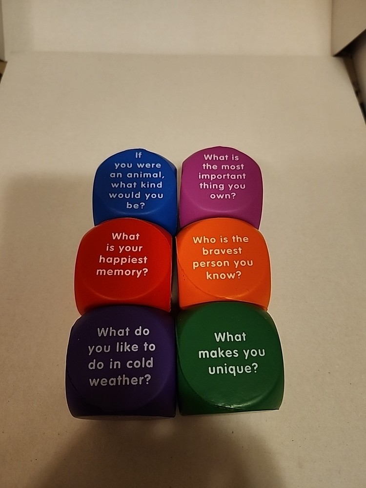 Learning Resources Reading Comprehension Cubes Homeschool Soft Foam Set 6 Guided