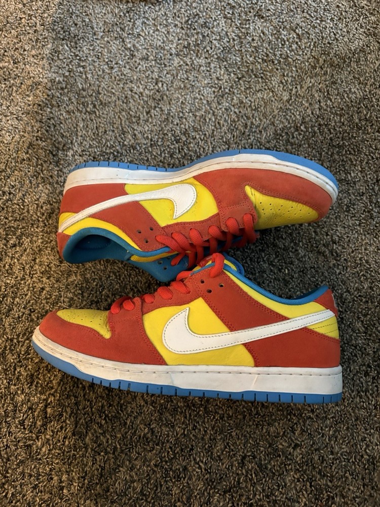 Nike dunk low pro SB ‘Bart Simpson’ size 10