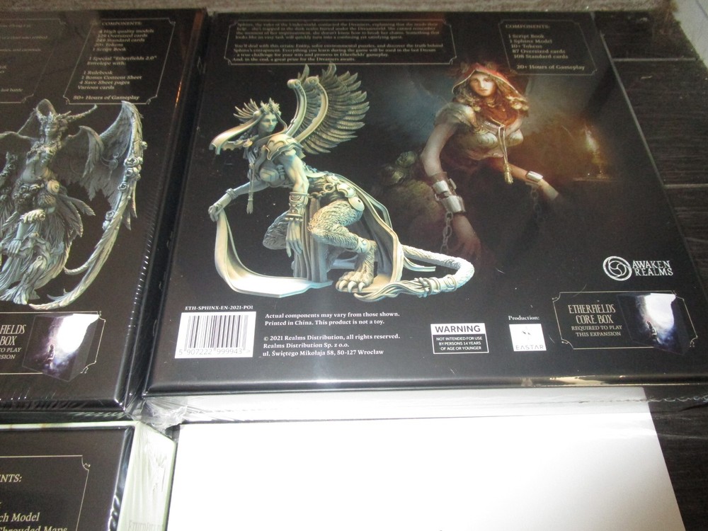 Etherfields Kickstarter Stretch Goals Harpy, She-Wolf, Sphinx, Witch Campaigns