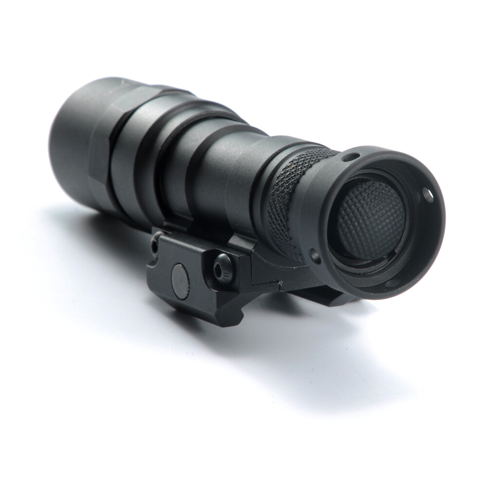 Mini Light Tactical LED Flashlight Rail Mount Press Switch Tail for M300B M600B