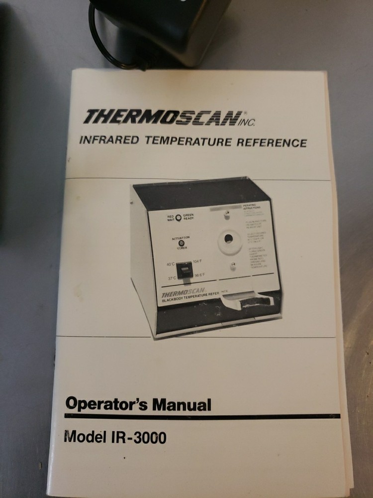 Thermoscan Model IR-3000 Infrared Temp. Reference