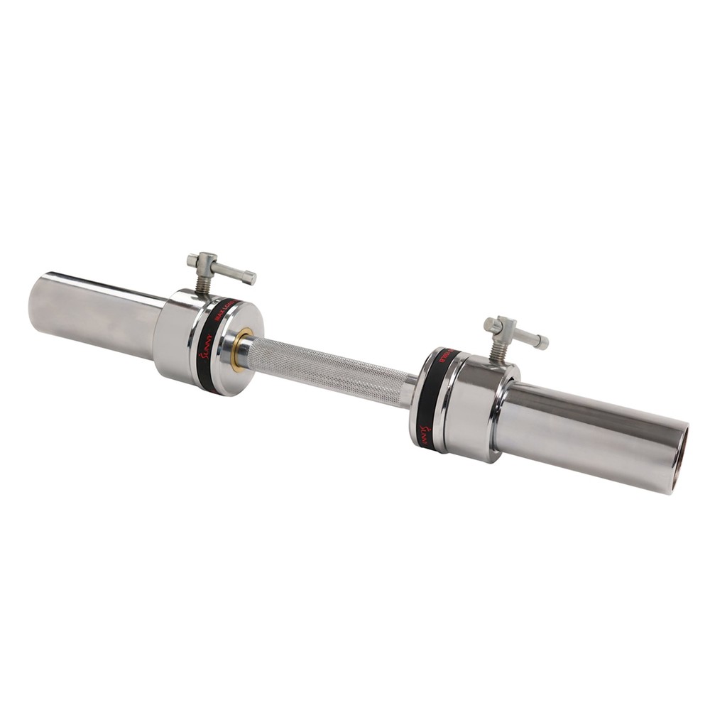 Olympic 20" Single Dumbbell Handlebar with Ring Collars Workout Training, OB-20