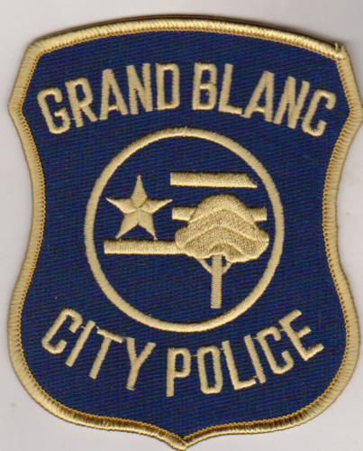 Grand Blanc MI City non shield shape patch