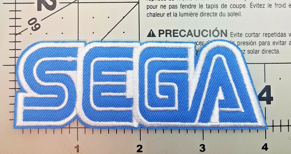 SEGA Logo Patch 4 inches wide