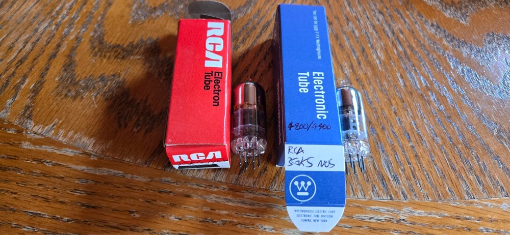 (2) RCA NOS 3GK5 Vacuum Tubes Tested