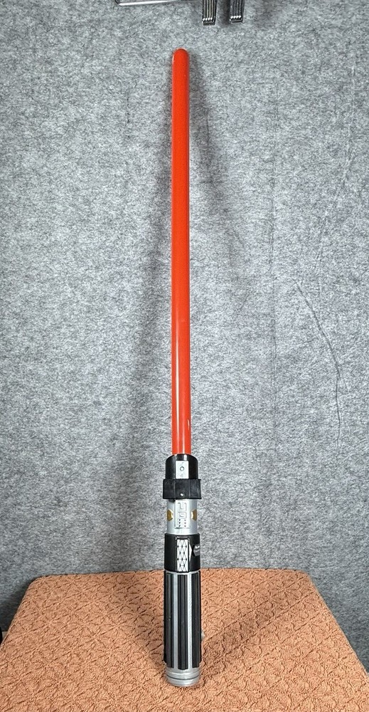 Star Wars Darth Vader Lightsaber Toy Red Extendable Electronic