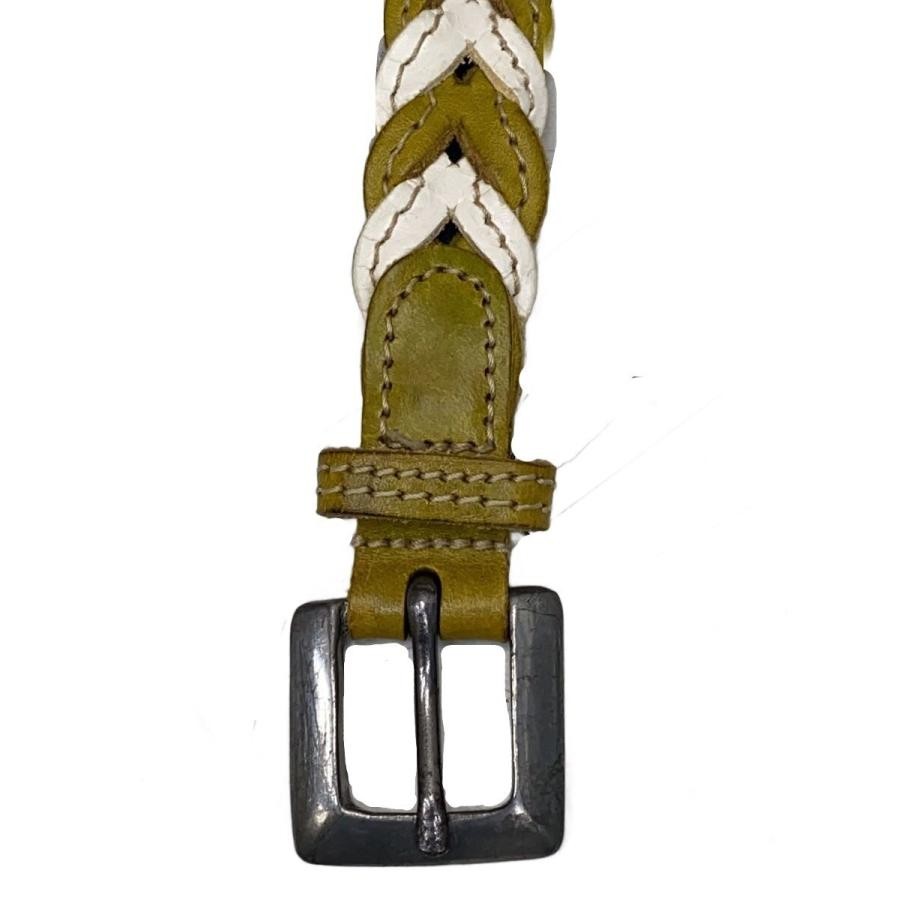 ANGLO Leather Belt, Multicolor, Women's