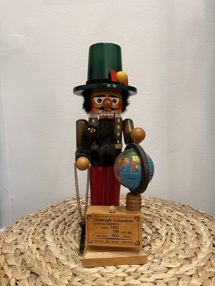 Steinbach Volkskunst Nutcracker Christoph Columbus 1992