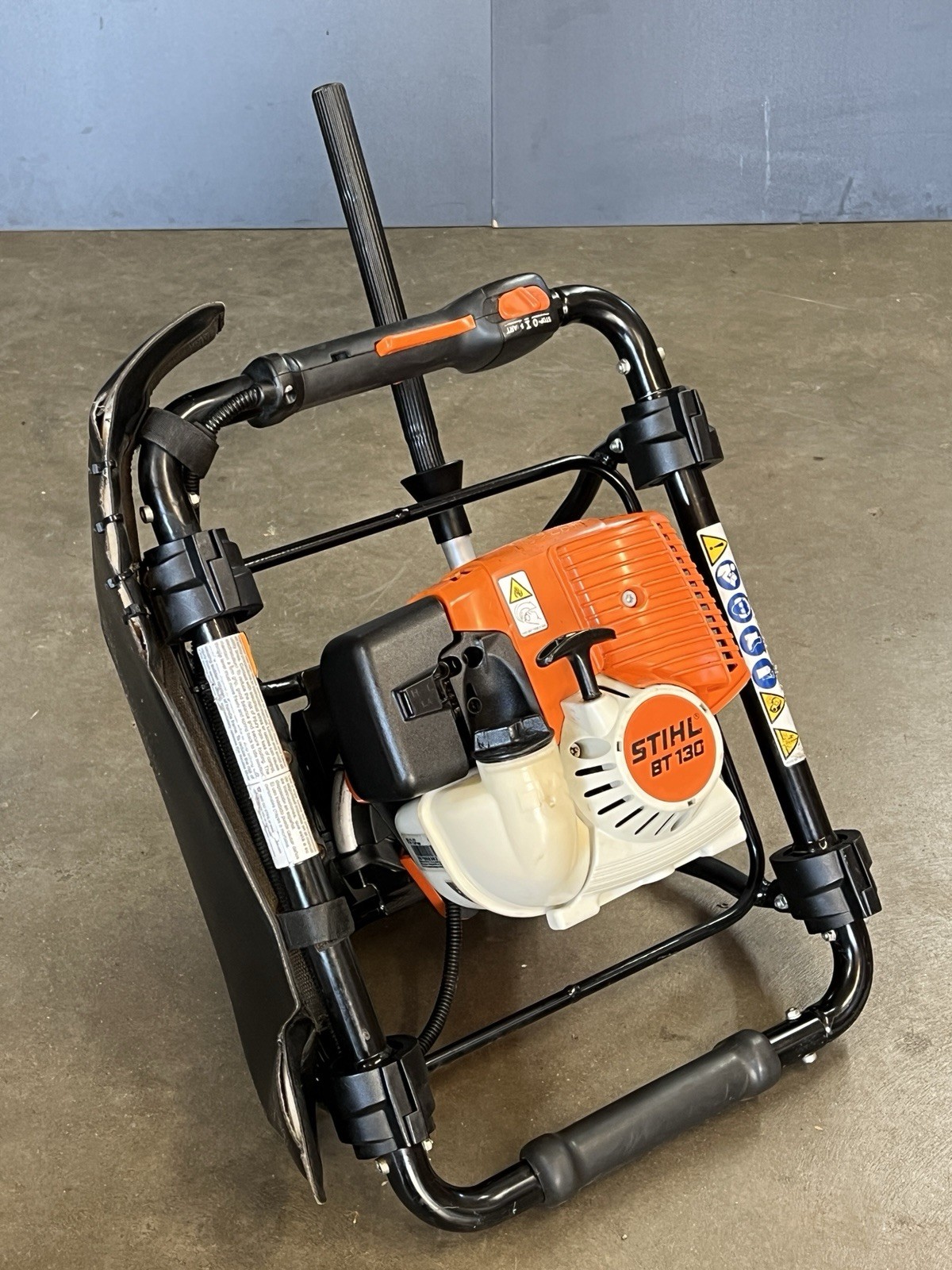 STIHL BT130 Gas Auger Post Hole Digger Earth Drill / 36cc Hardly Used Unit 👍💎