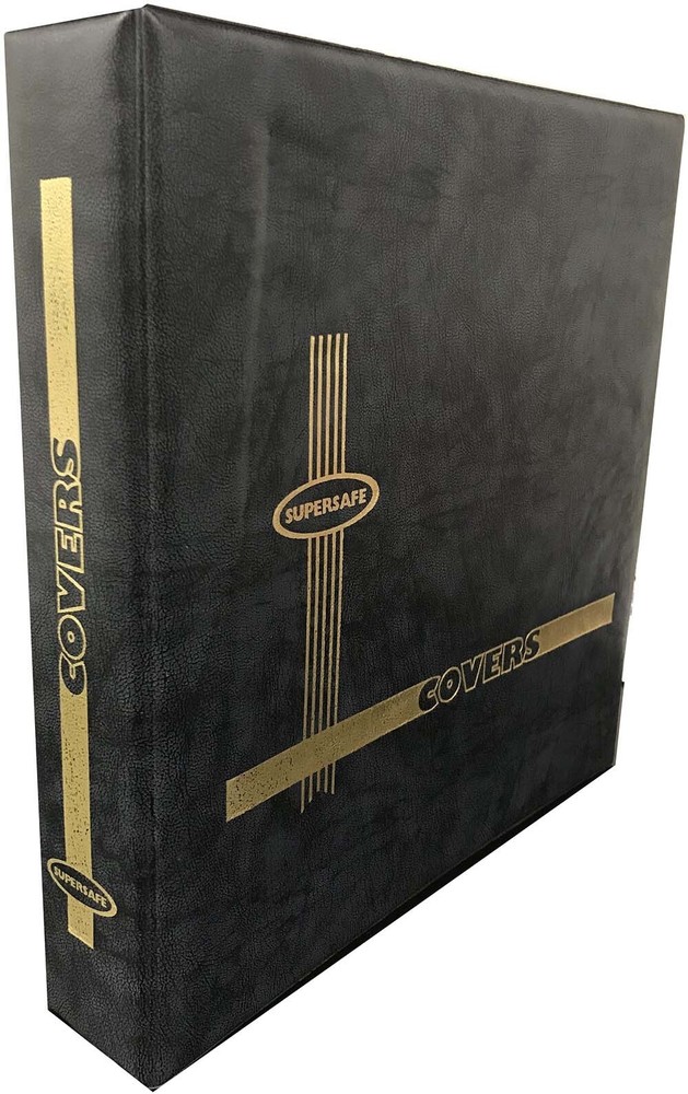 Supersafe Size 10 First Day Cover Album FDC Binder Black Horizontal Quality Page