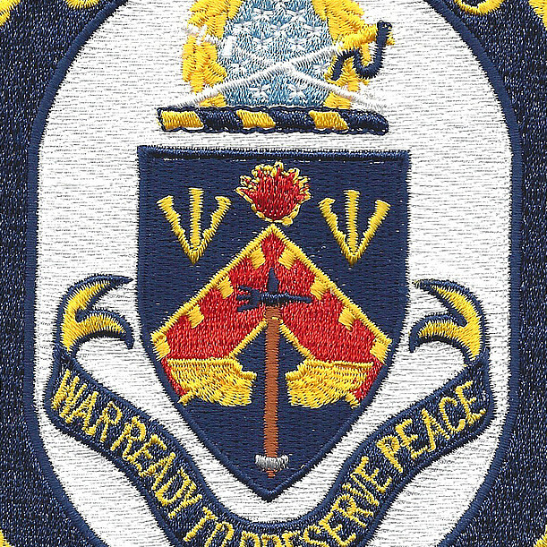 USS Elrod FFG-55 Guided Missile Frigate Ship Patch