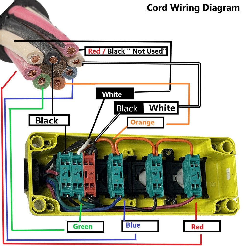 Replacement Chief Phoenix Frame Machine Switch Cord - Up & Down Cord