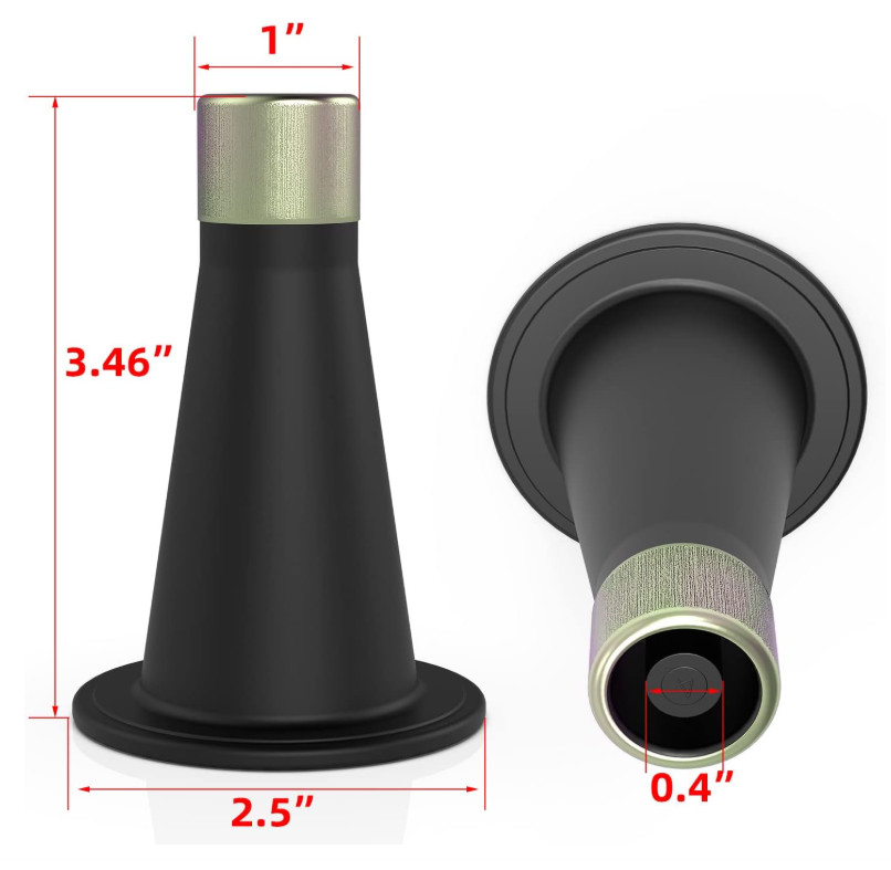 6PCS Bed Frame Feet Replacements – Plastic Risers to Replace Wheels & Prevent Sl