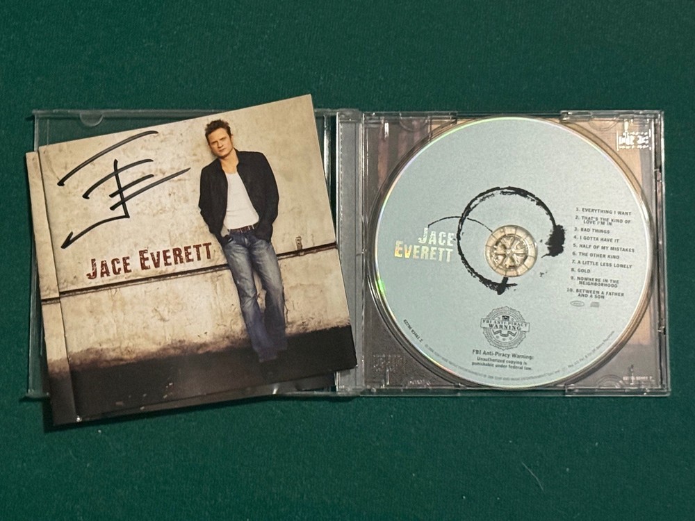 Jace Everett Signed/Autographed CD "Self Titled"