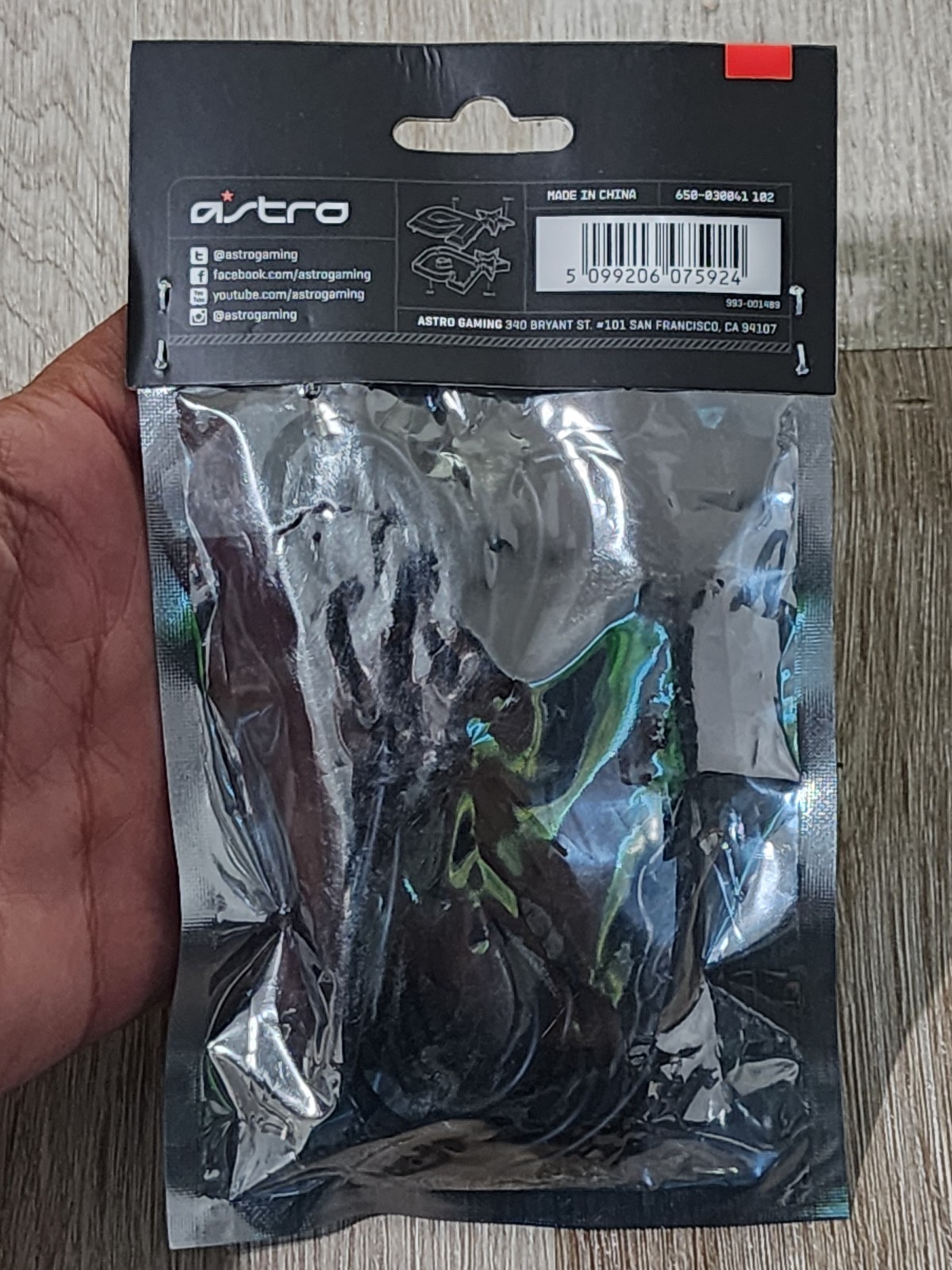 Astro Gaming 2.0m A40 Inline Mute Cable Compatible with A42 993-001489 OEM NEW