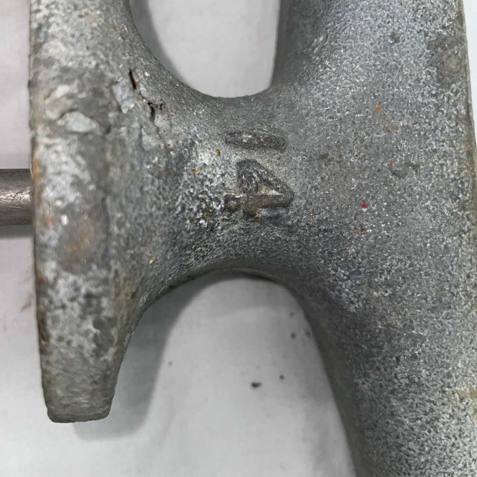 Pair Vintage 14” Boat Dock Cleats Cast Iron Marine Hardware Wilcox Crittinsen