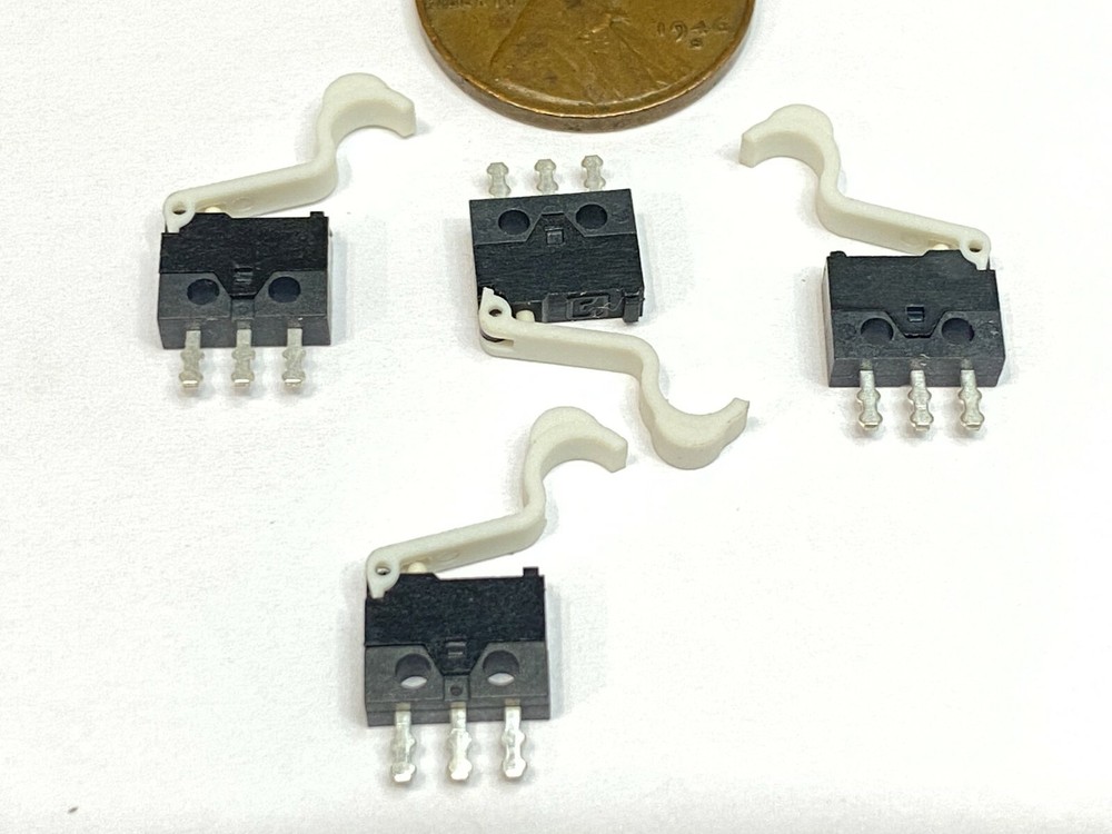 4 Pieces  MX-1210 NC NO Microswitch Reset mini small Micro Limit Switch Lever A6