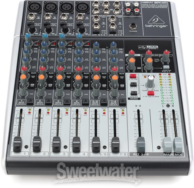 Behringer Xenyx 1204USB Mixer with USB