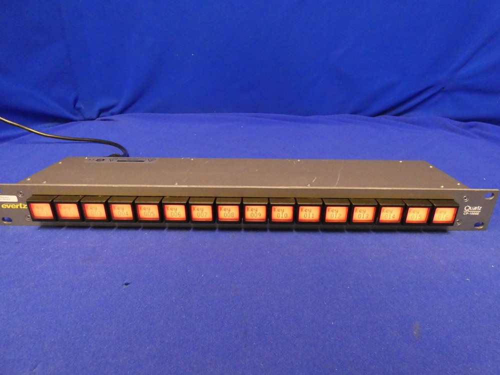 Evertz CP-1000E Quartz Router Control Panel
