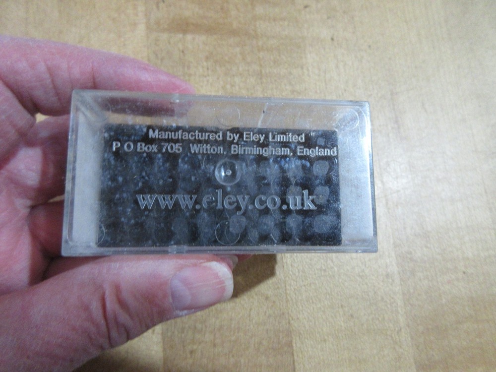 Empty Ammo Box 22 Cal Eley Silhouex Plastic Box (#40). (w20)