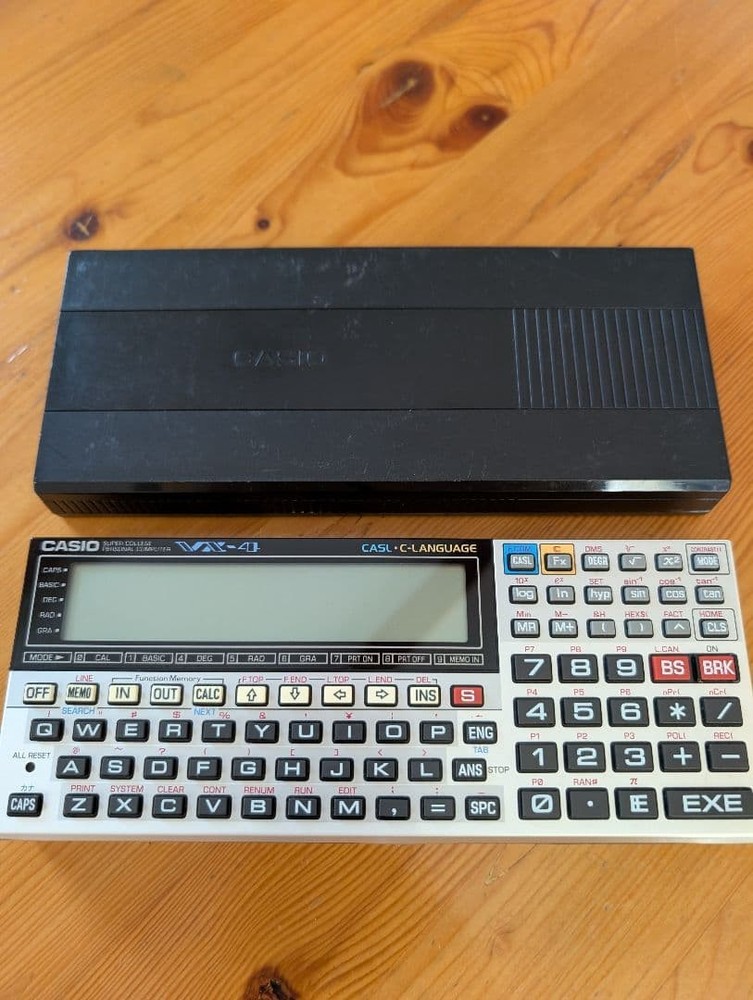 CASIO VX-4 Super College Pocket Computer Tested Working Collector