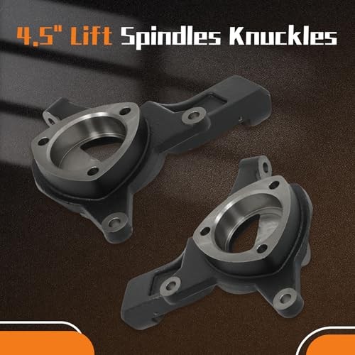 4.5" Lift Spindles Knuckles Replacement for Silverado 1500 Sierra 1500 2WD