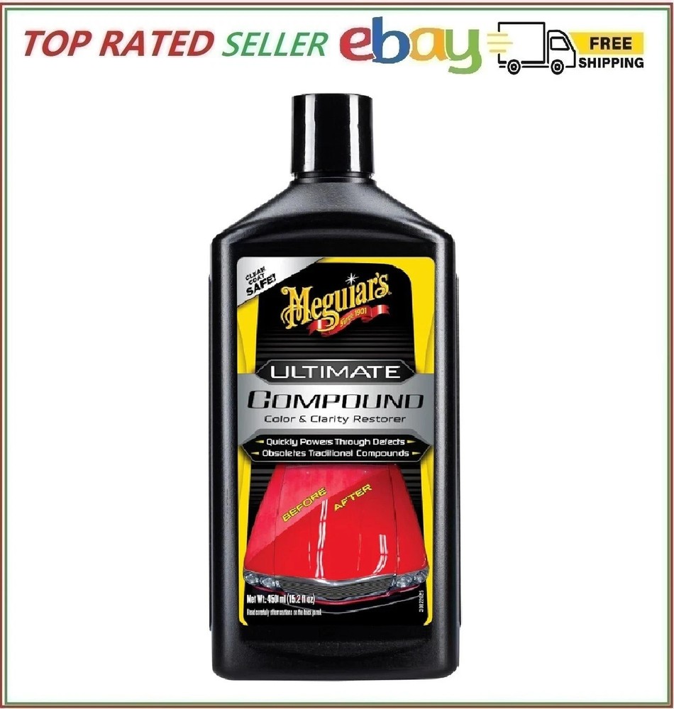 Meguiar's Ultimate Compound Pro-Grade Scratch Remover, Paint Correction 15.2 oz