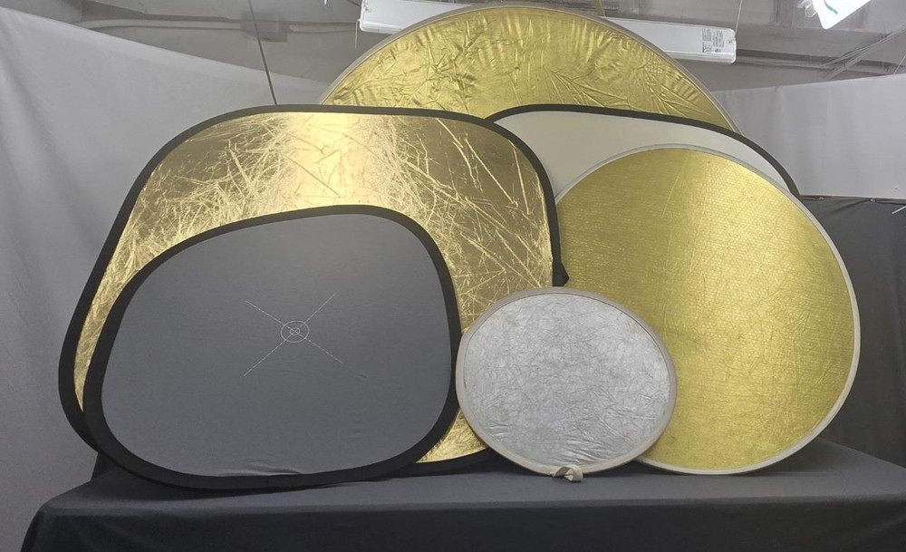 Various "pop-out" reflectors and diffusers 6 in total