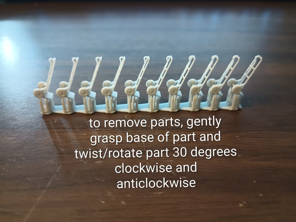 HO Scale Hand Trucks 10pcs