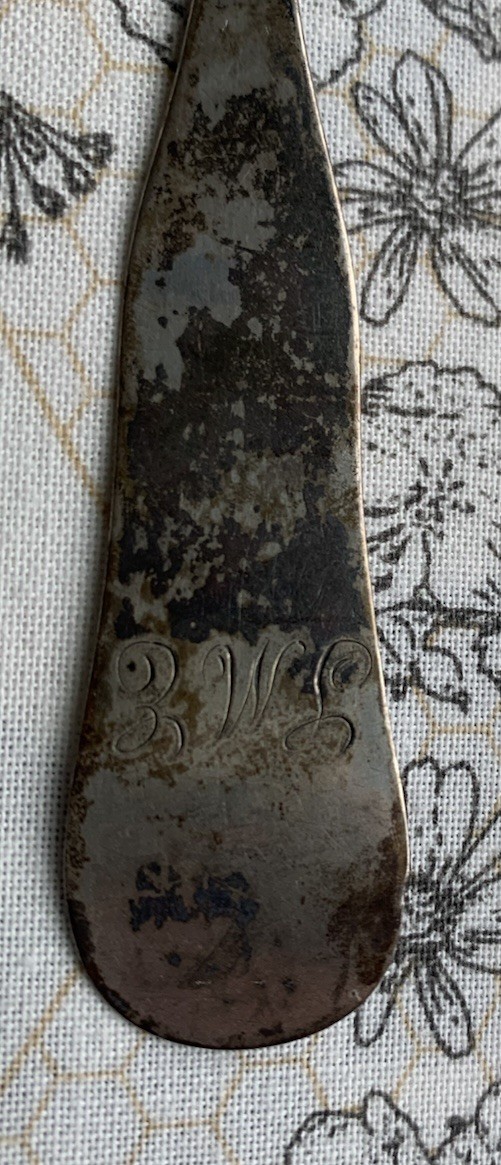 Antique Coin Silver Spoons Set Lot of 10 Palmer & Bachelders, Myers, Goddard…