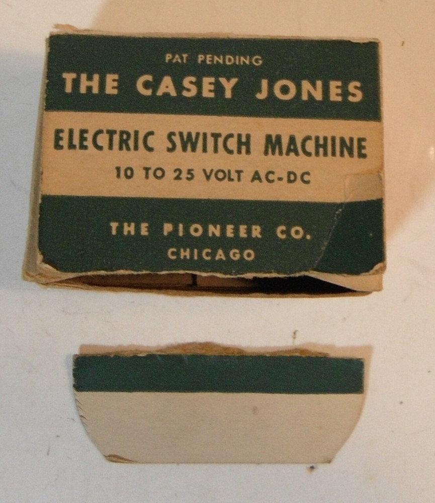 Vintage Casey Jones (Casey Jet) Electric Switch Machine (MC031)
