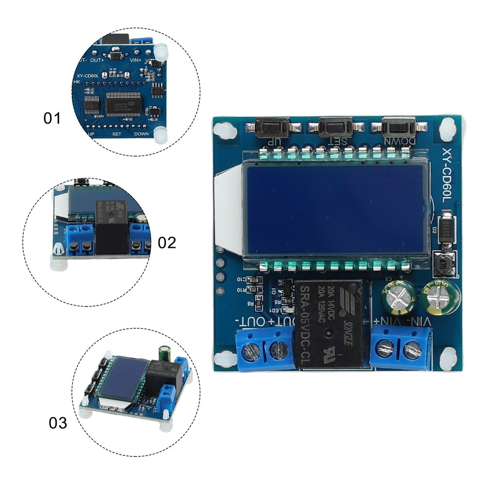 Control Module LCD Screen Prolong Battery Life Protects The Load Control