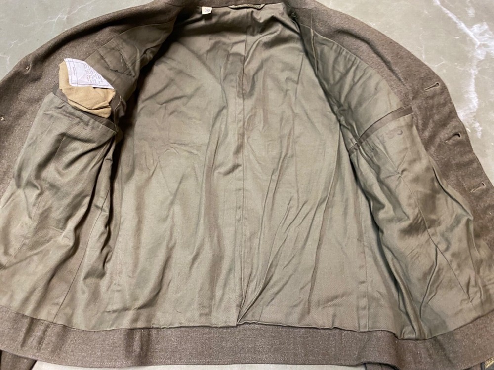 ORIGINAL WWII US ARMY EM NCO M1944 CLASS A IKE JACKET- XSMALL 36R