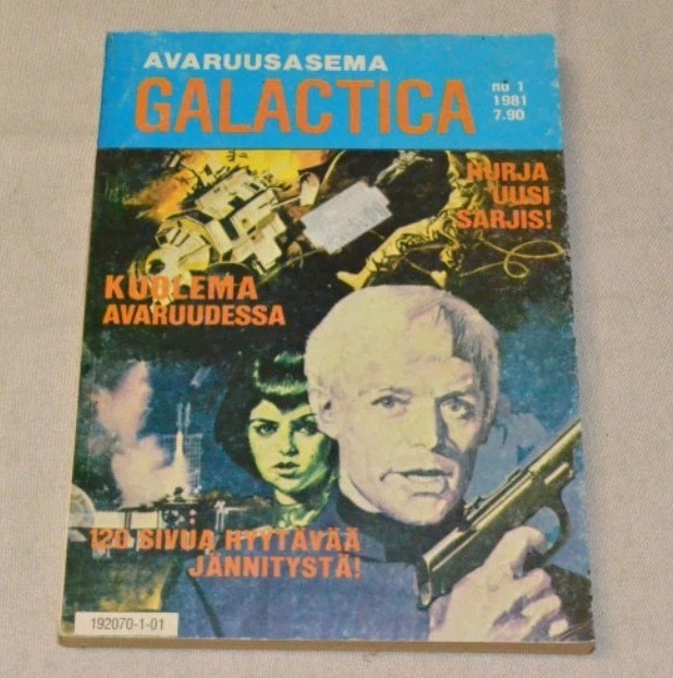 Battlestar Space  1981 Foreign Variant Comic local  Battlestar Galactica