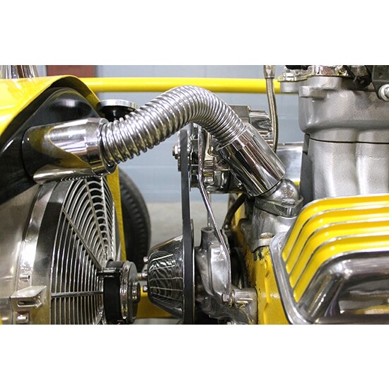 Small Block Chevy SBC 305 350 400 Upper High Mount Alternator Bracket Kit, Plain