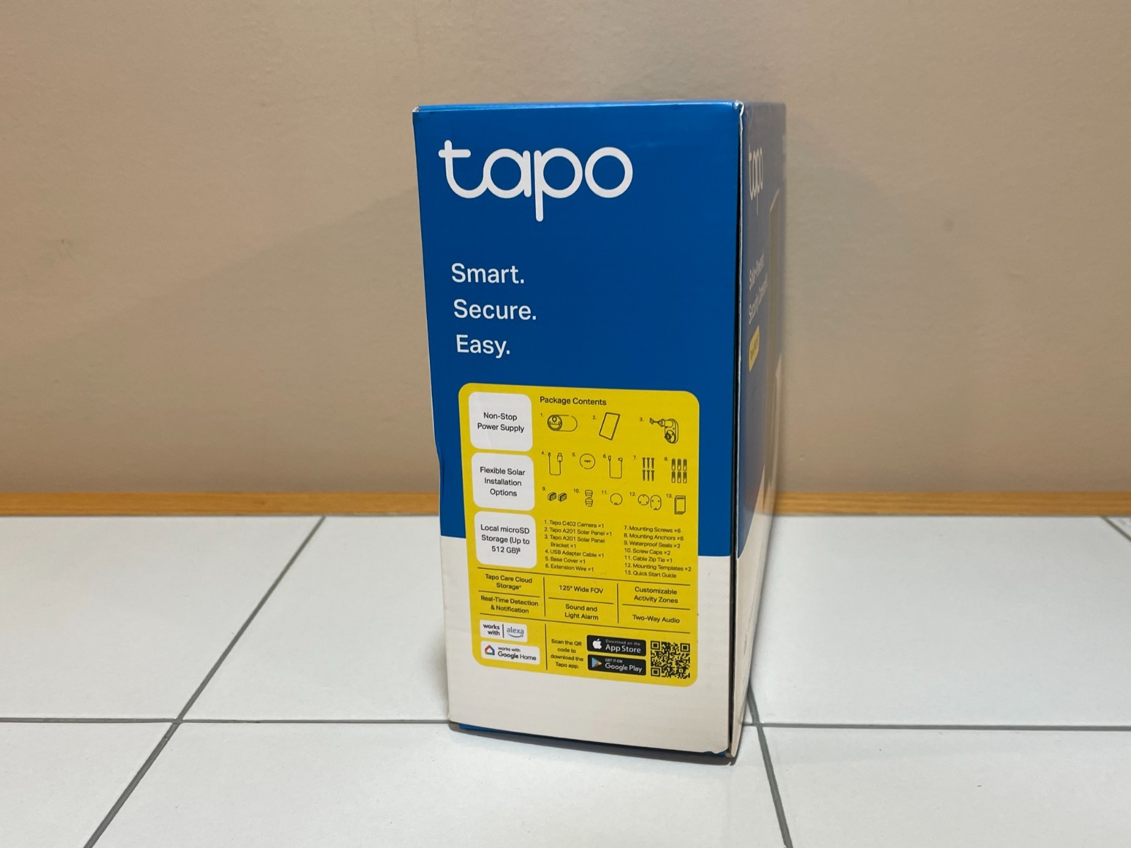 Tapo Outdoor Camera Tapo C402 KIT – Solar Powered 1080P – White
