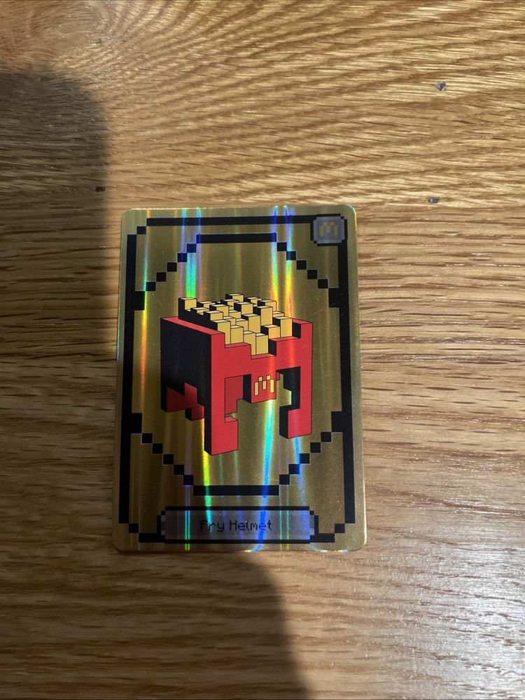 McDonald’s Minecraft Fry Helmet CODE ONLY