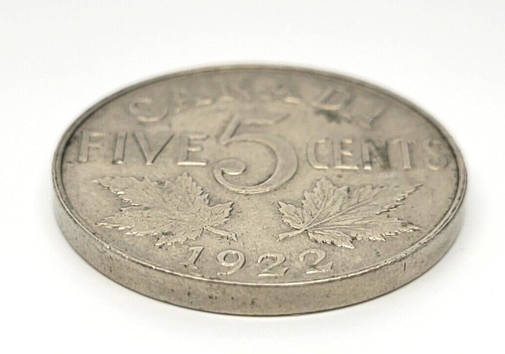1922 5 Cents Canada