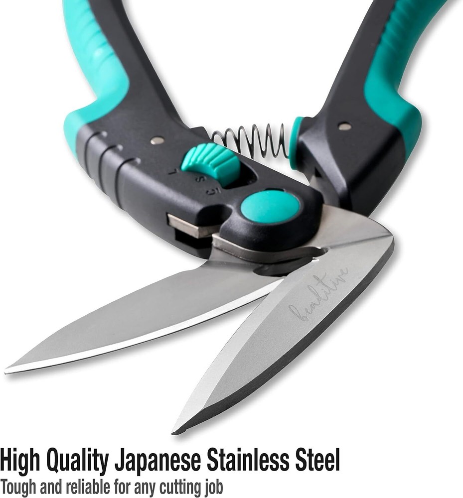 Beaditive Heavy Duty Multipurpose Angled Craft Scissors 10" - Japanese...
