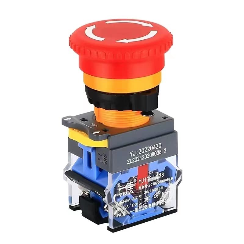 Push Button Box Start Stop Red/green instantaneous emergency stop switch box