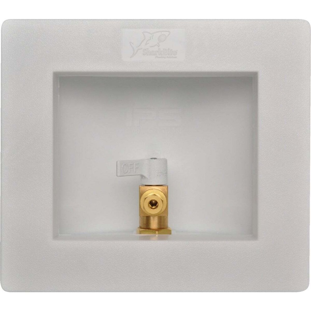 SharkBite 25032 Outlet Box 1/2" D Ice Maker White