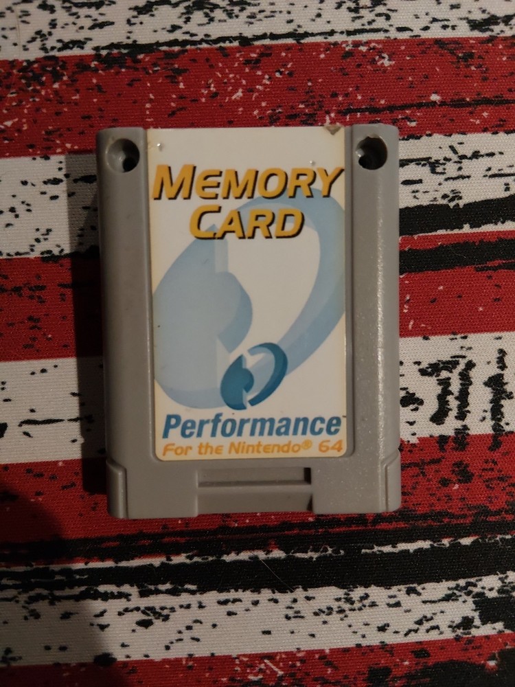 Untested Nintendo 64 Conroller Paks/memory Cards