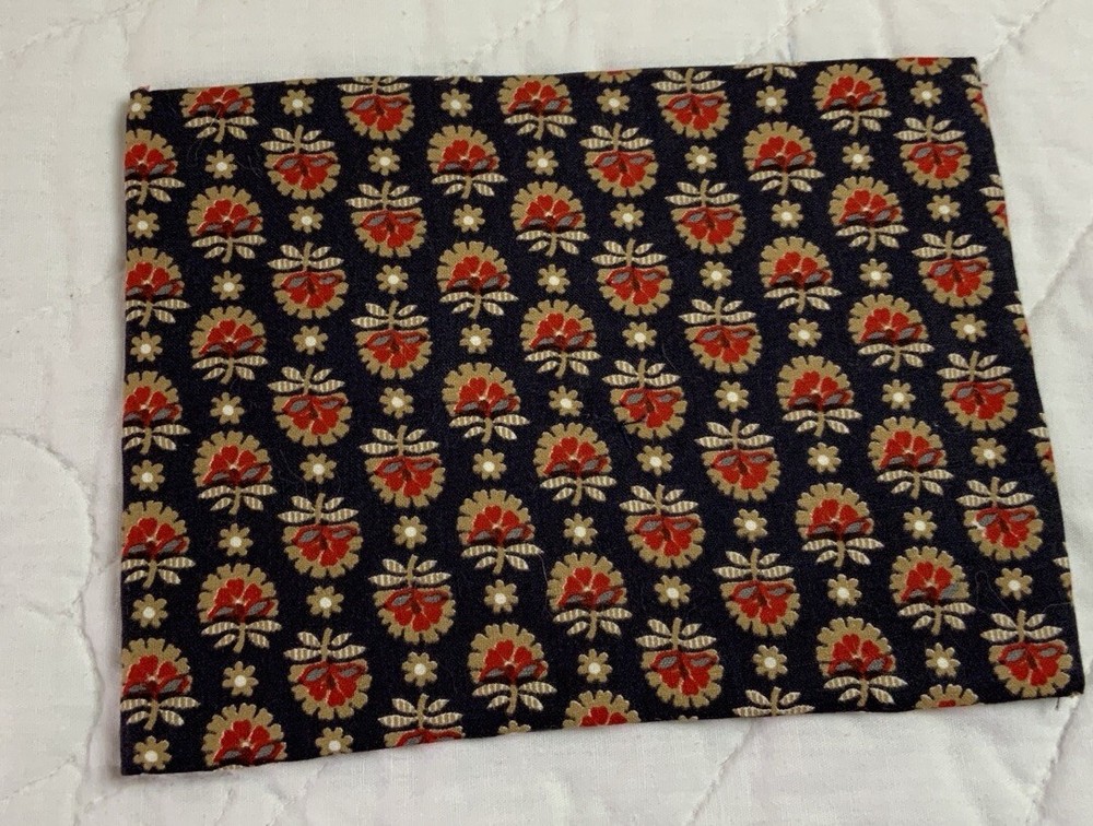 Vintage Patchwork Quilt Table Topper, Rectangle, Triangles, Polka Dots