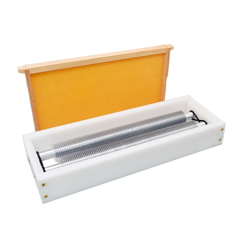 Double Roller Beekeeping Comb Honey Uncapper Uncapping Machine Frame Extractor