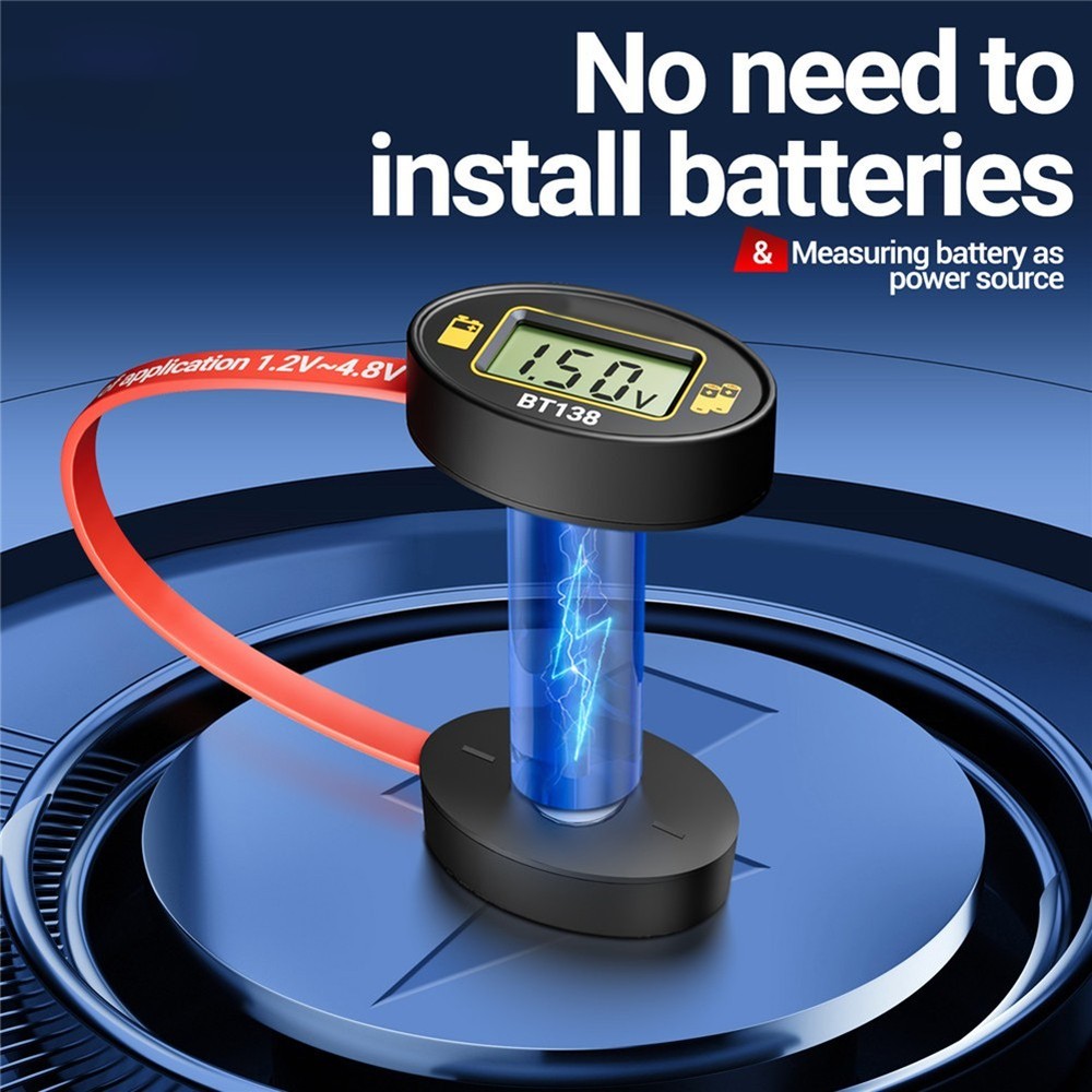 Lithium Battery Capacity Tester with Digital Display for Fast Power Check